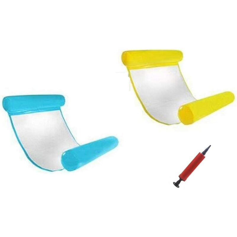 

Parentswell - Hamaca flotante para adultos, hamaca flotante para piscina, 2 piezas de hamaca flotante para piscina, hamaca tipo balsa para piscina