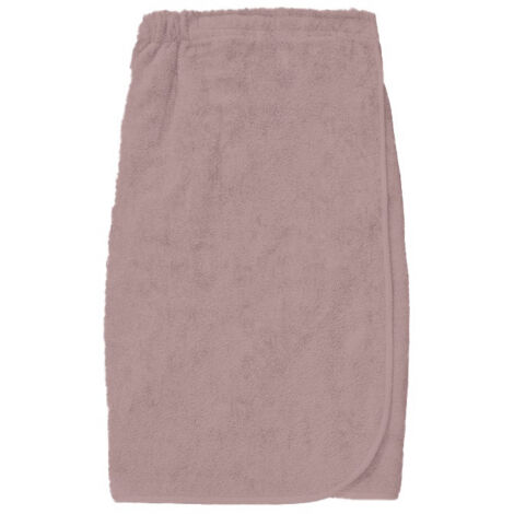 Paréo de bain en coton 82x160 cm LAGUNE vieux rose, par Soleil d'Ocre