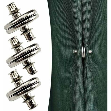 pares de abrazaderas magnéticas para cortinas, accesorios para cortinas, pesas para cortinas, imanes para cortinas, imanes para cortinas de ducha que previenen fugas.