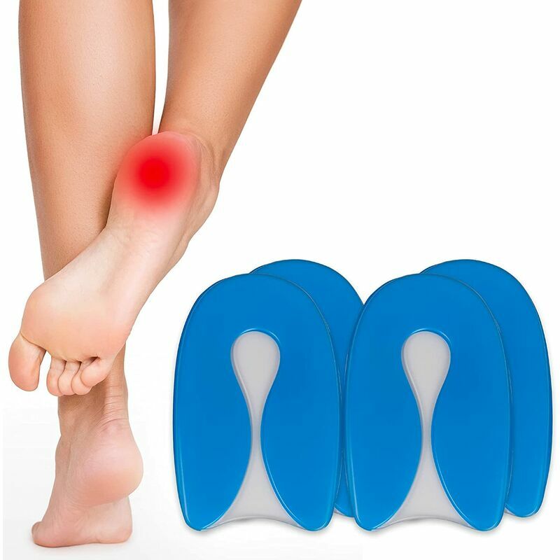 Pares de taloneras de gel contra el dolor por