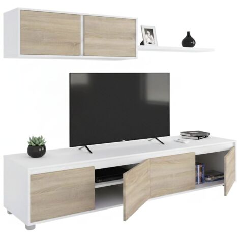 Parete Attrezzata - Bianco 41x200x43h cm