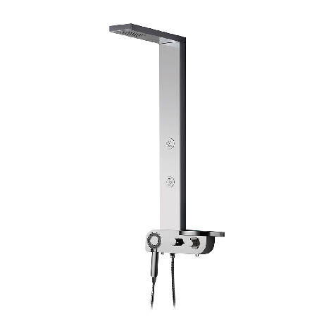 PARETE ATTREZZATA FLORENCIA- Acciaio inox lucidato- NYMO- pezzi 1