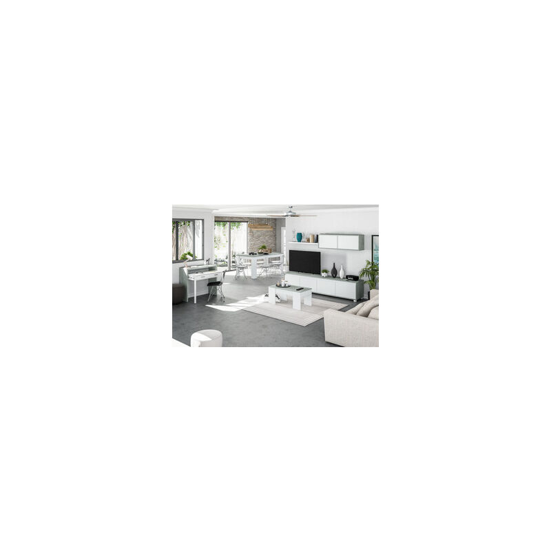 Fores Habitat S.l.u. Kit Parete Attrezz.alida 41x200x43h Bia. cem.