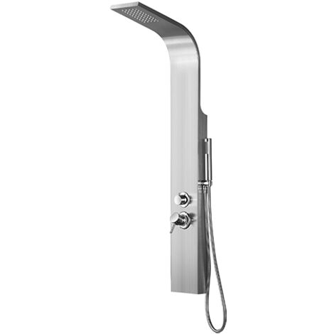 PARETE ATTREZZATA MULTIFUNZIONE MOD. MAIORCA- Acciaio inox spazzolato- DH- pezzi 1