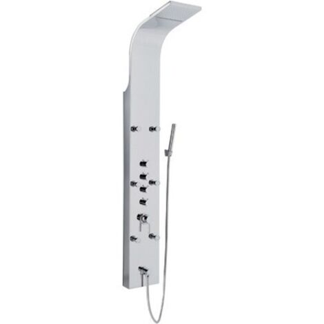 PARETE ATTREZZATA MULTIFUNZIONE MOD. NIAGARA INOX LUCIDO Acciaio inox lucidato METAF