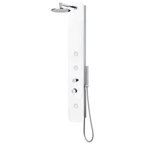 PARETE ATTREZZATA MULTIFUNZIONE MODELLO BALI Bianco lucido DH