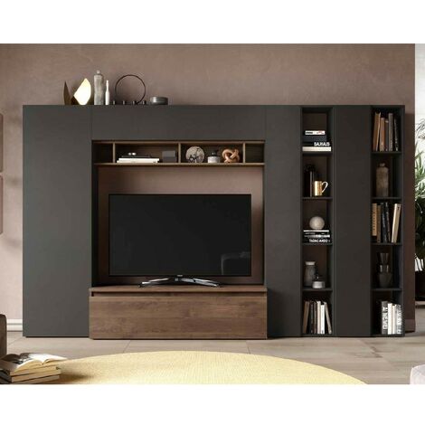 Parete attrezzata soggiorno comp  36 - Infinity  LAVA / MERCURE