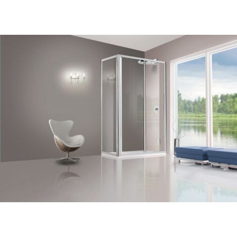 PARETE FISSA CRISTALLO TRASP. 3 MM 68/72 CM