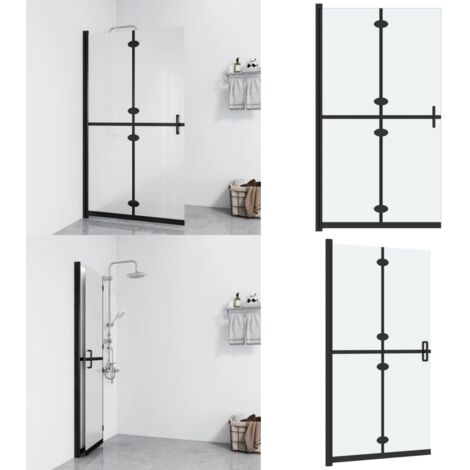 Parete per Doccia Walk-in Pieghevole in Vetro ESG 120x190 cm - Parete doccia pieghevole - Parete doccia in vetro
