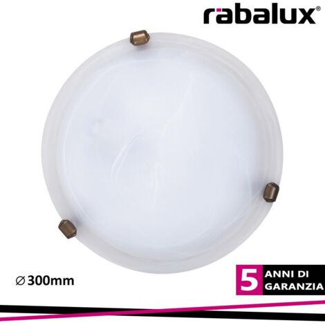 Parete / soffitto Alabastro pietra riso metallo vetro vetro / bronzo artiglio Ø30cm