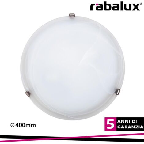 Parete / soffitto Alabastro vetro metallo pietra riso / cromo artiglio Ø40cm