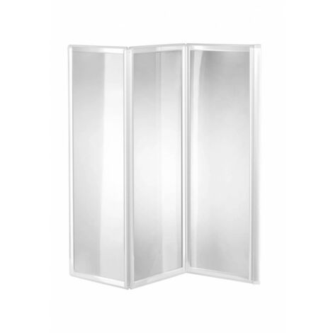 PARETE VASCA MIAMI CRILEX 3 ANTE 130X140H BIANCO