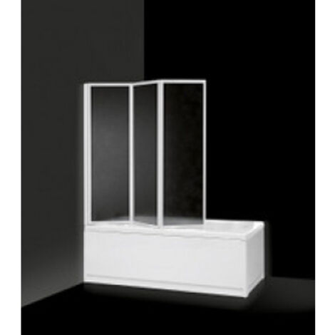 Parete vasca/sopravasca 3 ante pieghevoli 46x135cm