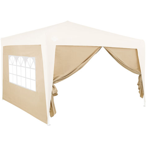 Pareti laterali Gazebo pieghevole Set di 2 Beige 3x2m