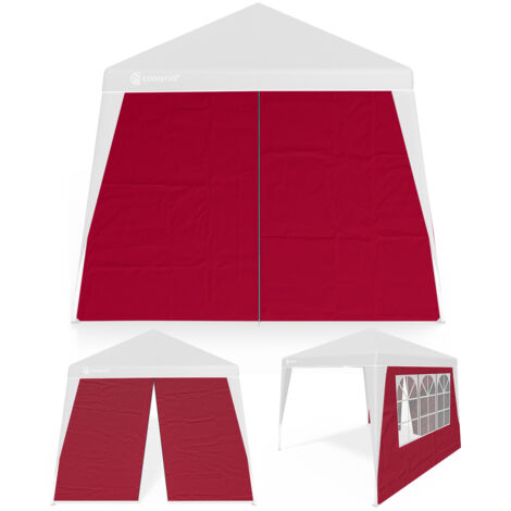 Pareti laterali per gazebo Capri 3x3m rosso