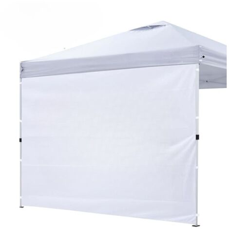Pareti Laterali per Gazebo varie misure colori bianco e verde - COLORE: BIANCO - MISURA: LUNGHEZZA 3 MT