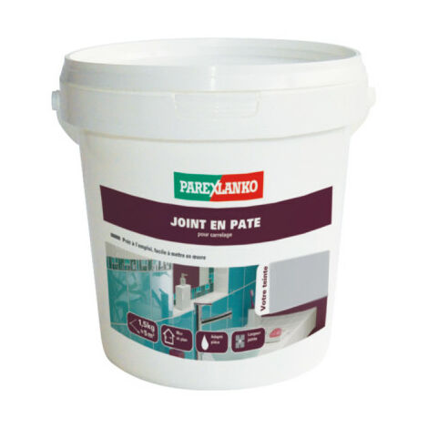 Parexlanko – Joint pour carrelage en pâte acier 1.5kg – Épaisseur de joint 1 à 6 mm – Temps de séchage 48h – 3189