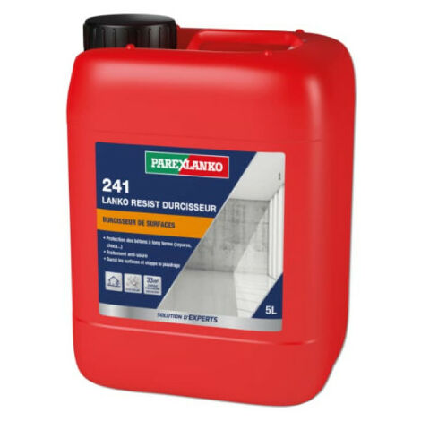 Parexlanko – Minéralisant durcisseur pour sols béton et façades – 5 L – Protection anti-usure – Imperméabilisant – 25 m²