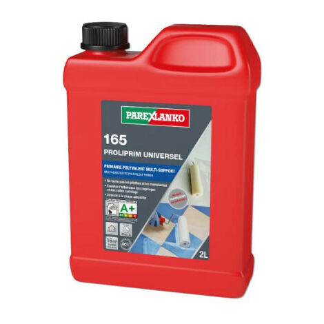 Parexlanko – Primaire tous supports 2L – Améliore l'adhérence sur supports lisses et fermés – Pour ragréages et chapes anhydrites – L16502