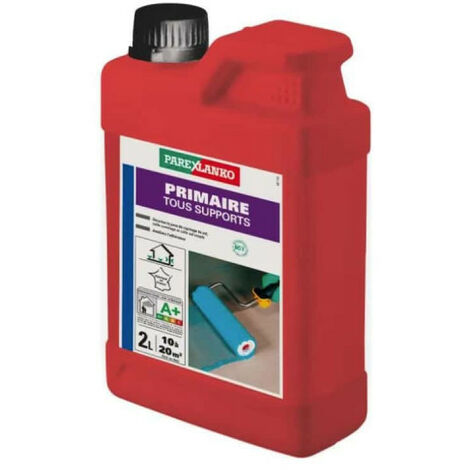 Parexlanko – Primaire pour murs 2L – Améliore l'adhérence sur tous supports – Temps de séchage 20 min – 3287