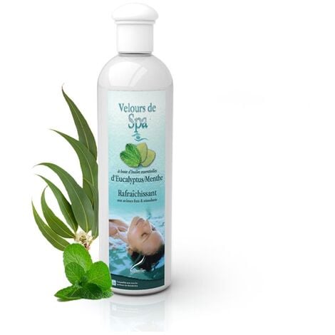 main image of "Parfum de Spa à base d'huiles essentielles d'Eucalyptus et Menthe 250 ml"