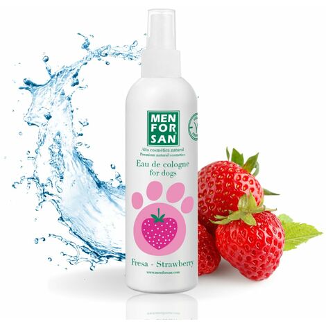 Parfum pour animaux domestiques Menforsan Fraise (125 ml)