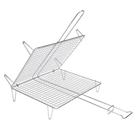 Parilla inoxidable SAUVIC pescado 30x35 02595