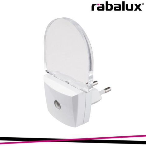 PARIS LUX, LED NIGHT LIGHT, BUILT-IN LIGHT SENSOR, WHITE LIG