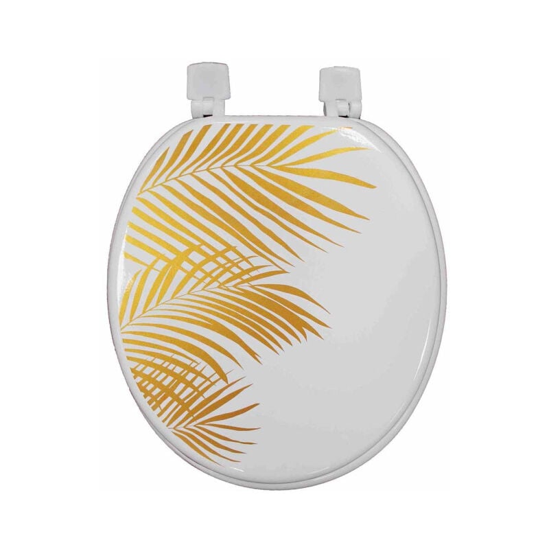 Abattant wc Imprimé 'Orbella' 47cm Blanc