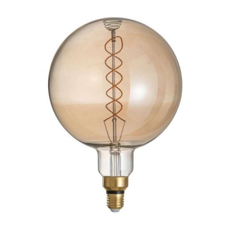 Ampoule G200 'Double Spiral' 30cm Gris