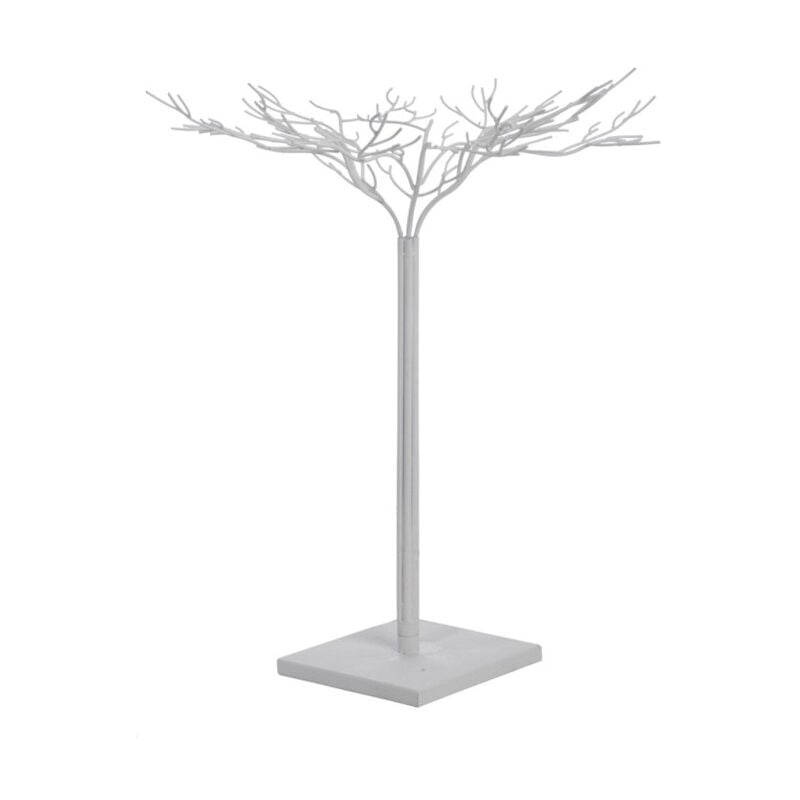 Paris Prix - Arbre Décoratif en Métal 'Féerique' 80cm Blanc