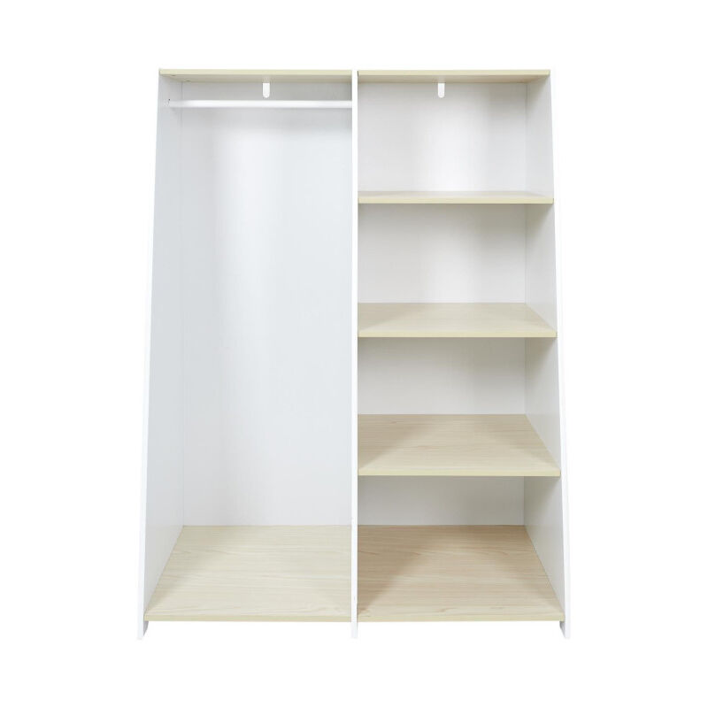 Armoire Scandinave Enfant 'Maya' 120cm Blanc