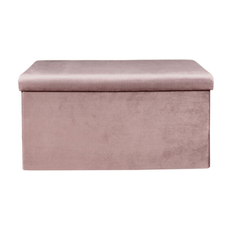 Banc & Coffre de Rangement "Giulia" 77cm Rose