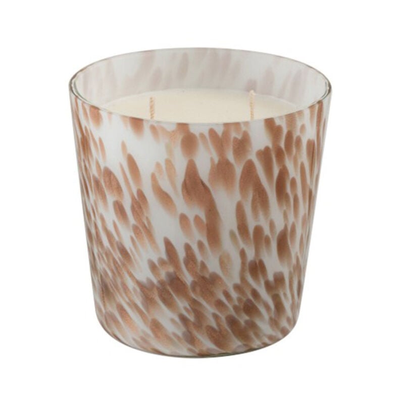 Paris Prix - Bougie Parfumée 'Neon Night' 16cm Blanc & Or