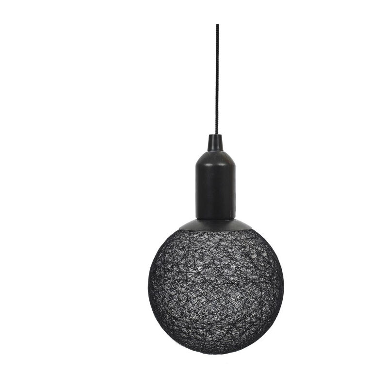 Lampe Suspension à Led 'Boule' 24cm Noir
