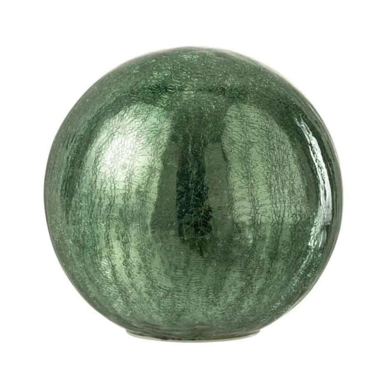 Boule en Verre Led Déco 'Sazo' 20cm Vert