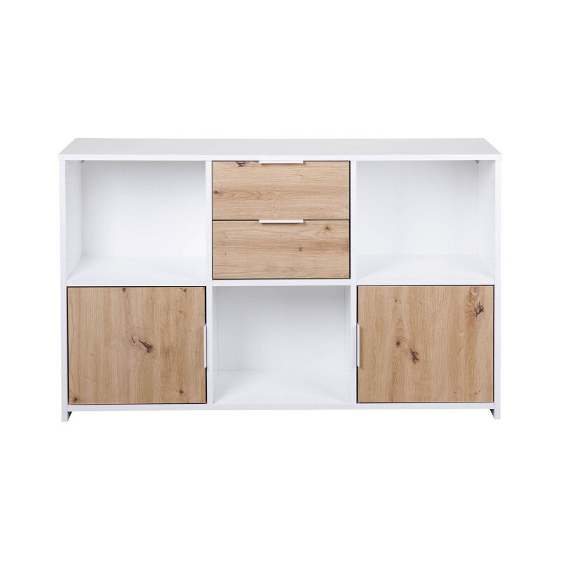 Buffet Design 6 Cases 'Adam' 70cm Blanc