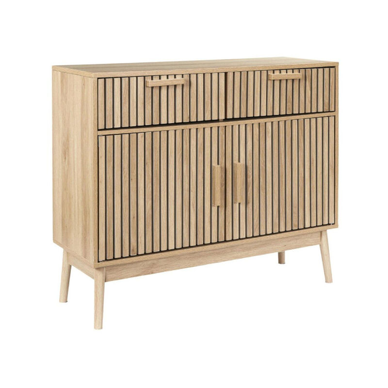 Paris Prix – Buffet marron 100cm – Structure panneaux de particules et MDF – Piètement en pin – 2 portes et 2 tiroirs à monter soi-même Paris Prix – Buffet marron 100cm – Structure panneaux de particules et MDF – Piètement en pin – 2 portes et 2 tiroirs à monter soi-même