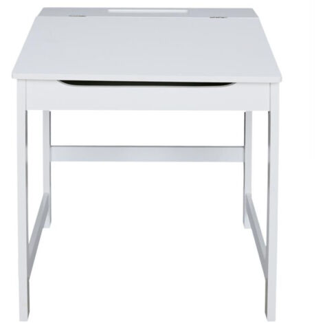 Paris Prix - Bureau Pupitre Déco charlie 52cm Blanc