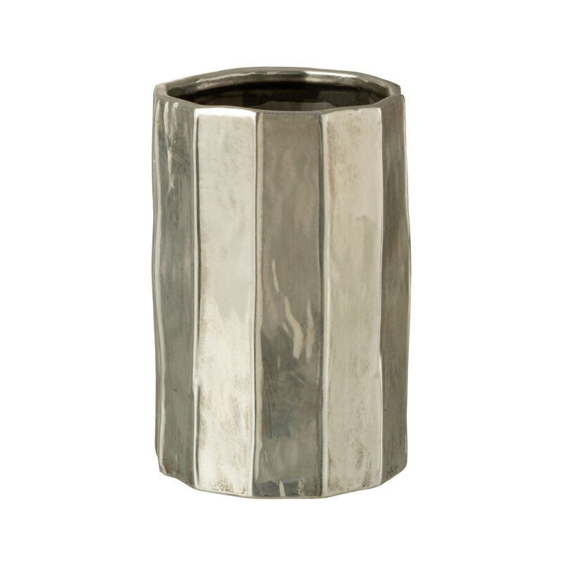 Cache-Pot Design "Ary" 25cm Argent