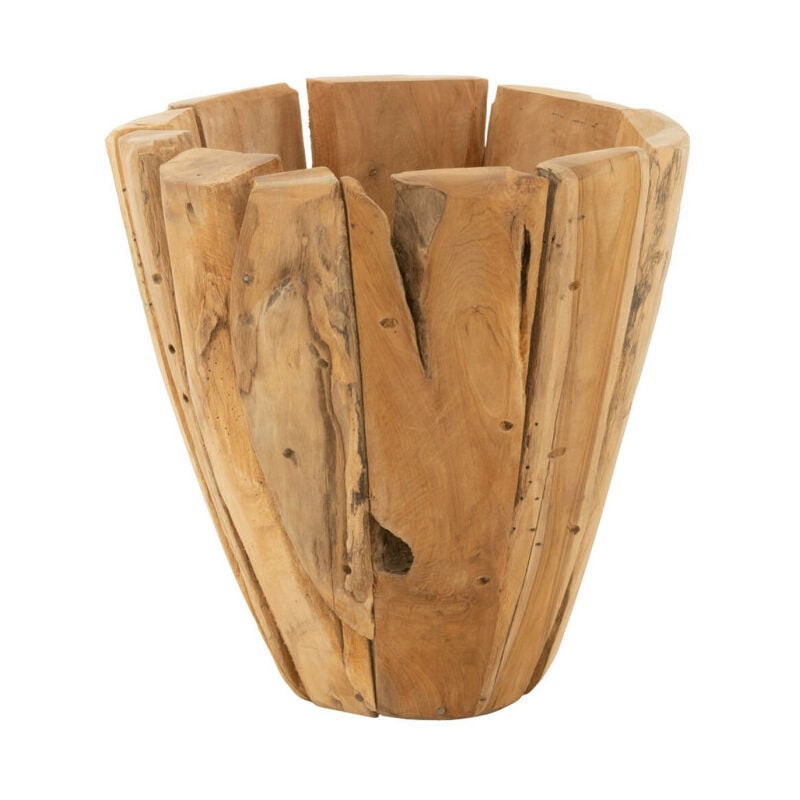 Cache-Pot en Bois 'Jack Teck' 40cm Naturel