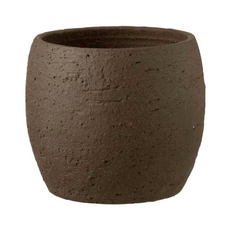 Cache-Pot en Céramique 'Enya' 24cm Marron
