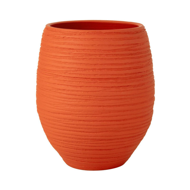 Cache-Pot en Céramique 'Fiesta' 60cm Orange