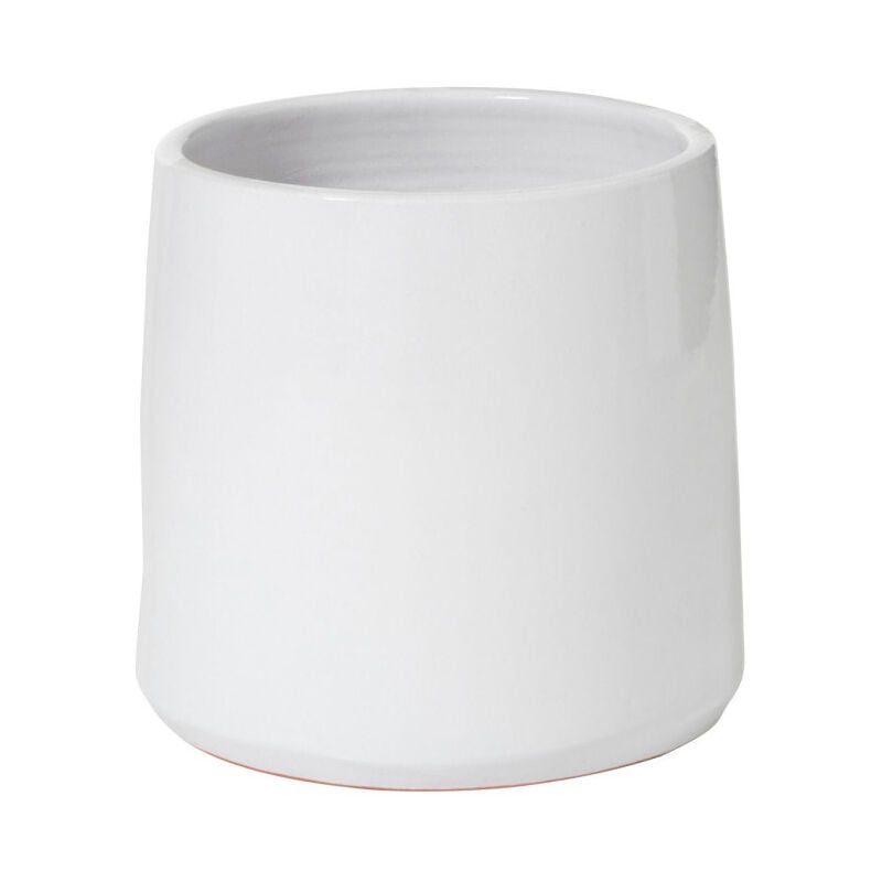 Cache Pot en Céramique 'Tolga' 24cm Blanc