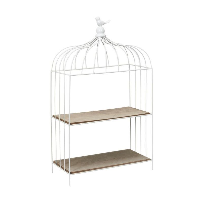Paris Prix - tagère Déco à Poser 'Cage à Oiseau' 51cm Blanc