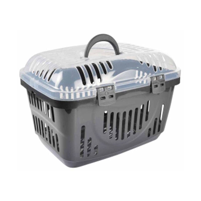 Paris Prix - Caisse de Transport 'Chien & Chat' 49cm Anthracite