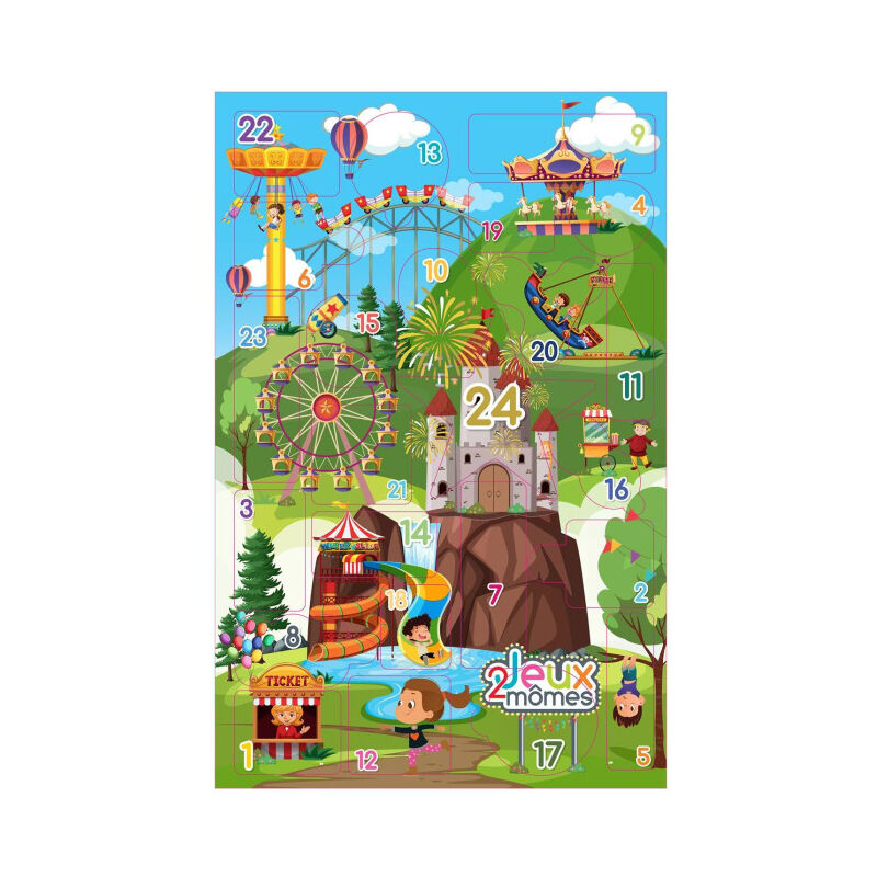 Calendrier de l'Avent Enfant "Jouet" 13cm Multicolore