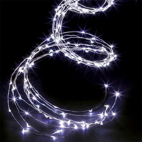Paris Prix - Cascade Lumineuse Extérieure copper 3m Blanc Froid