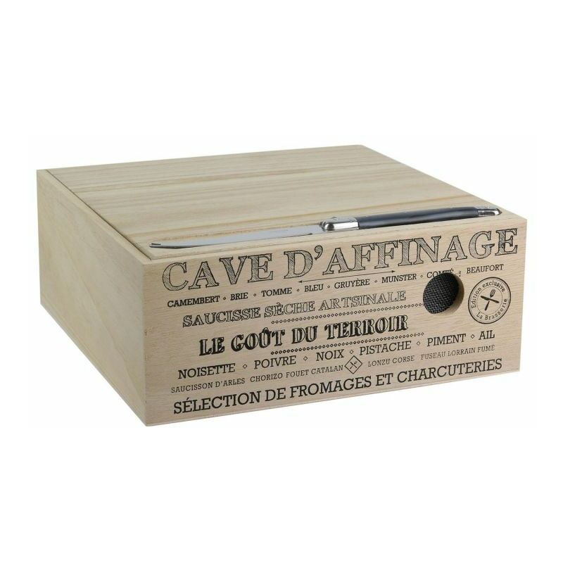 Cave à Fromage & Couteau affinage 25cm Naturel - Paris Prix