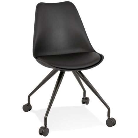 Paris Prix - Chaise De Bureau Design laxina 92cm Noir